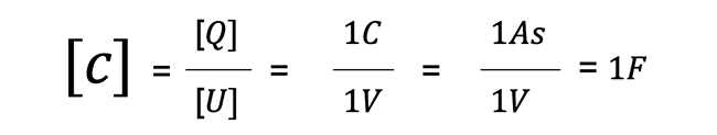 Kapazität bei Kondensatoren Formel