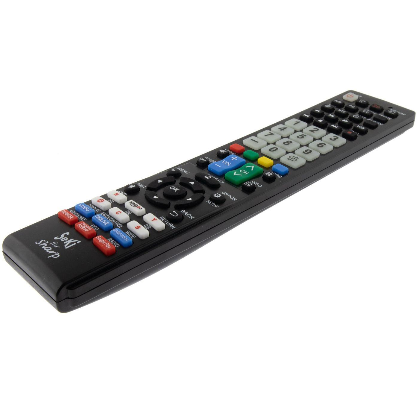 SeKi Universal Remote control suitable for Sharp Spare remote control works with all devices from Sharp