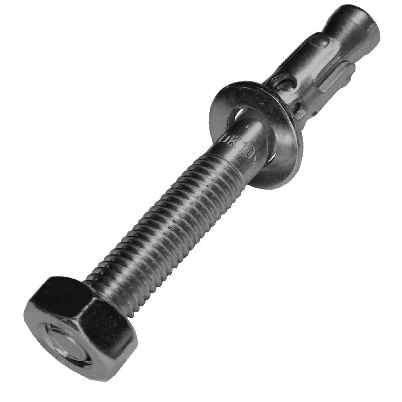 M10 x 80mm Heavy duty anchor Stainless steel A4 Metal dowels Wedge anchor Lightning dowel