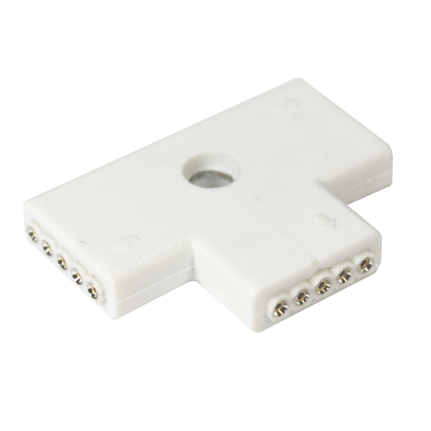 RGBW LED Plug "T" Connector 5 Pin Socket 16x6mm