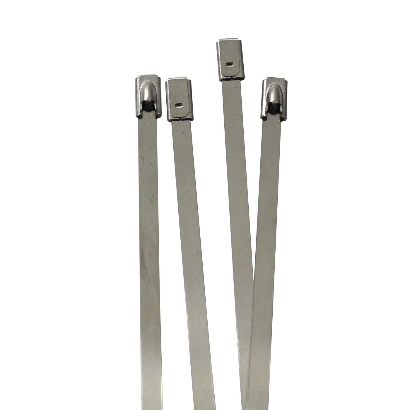 Stainless steel Cable tie 300 x 4,6mm 46kg Metal up to 500°C