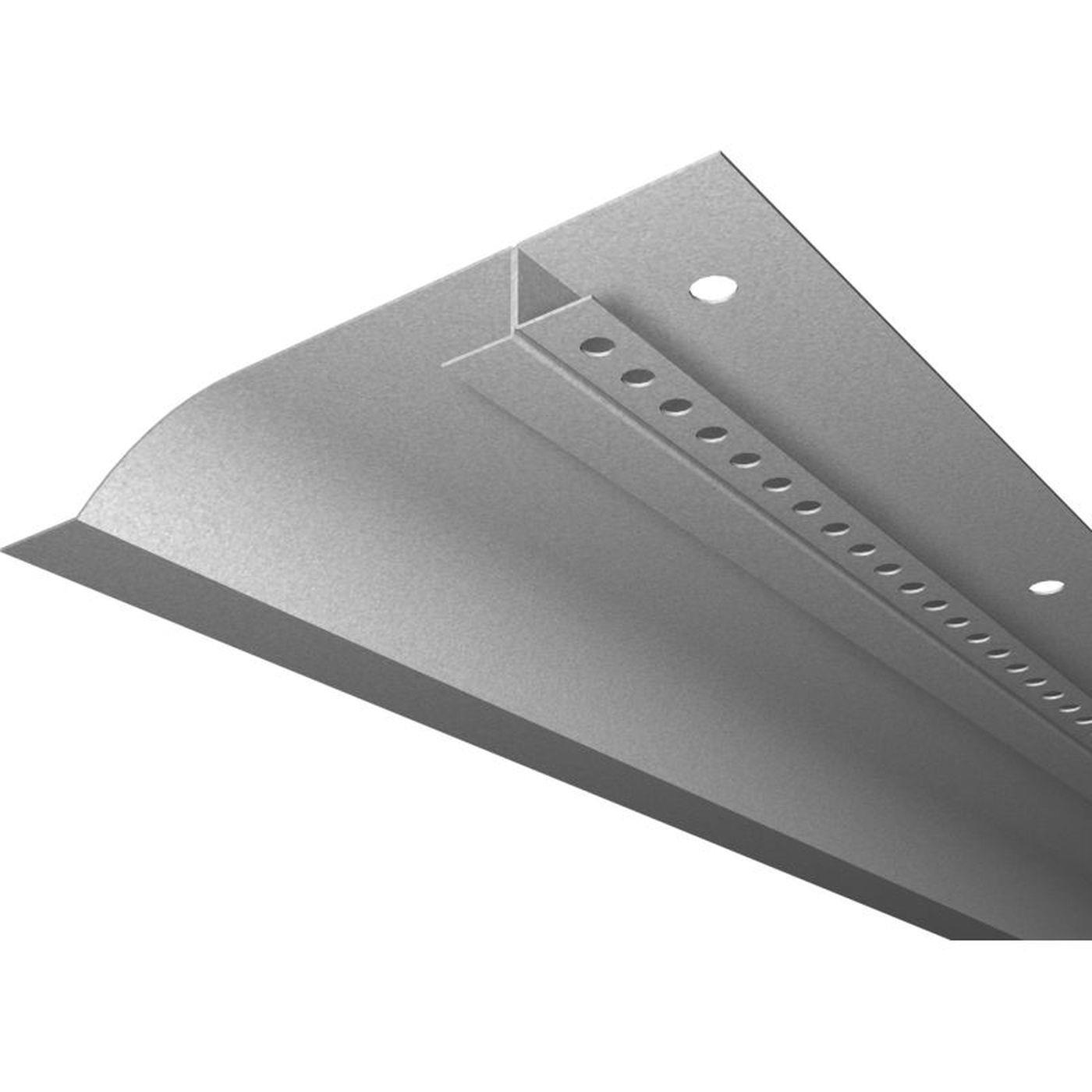 2m LED Drywall profile R10-R with reflector viewing leg for Plasterboard Steel Zinc sheet