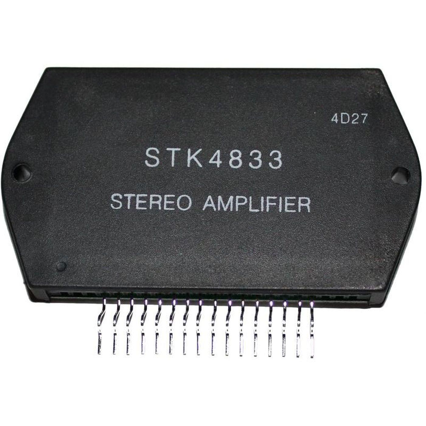 Hybrid IC STK4833 80x55mm Stereo Power amplifier