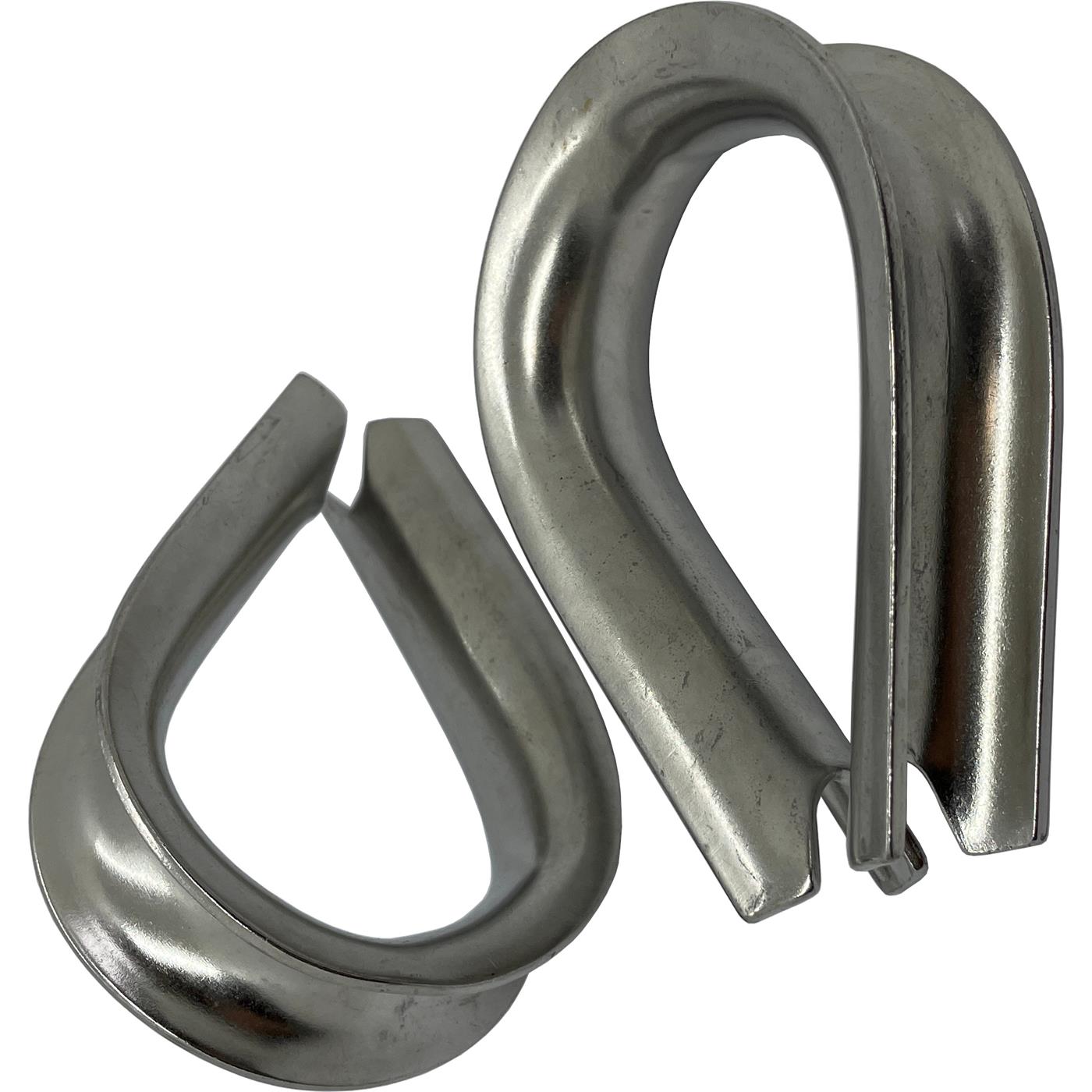 Wire rope Thimble  Stainless steel V2A 304 18mm  stainless Rope thimble