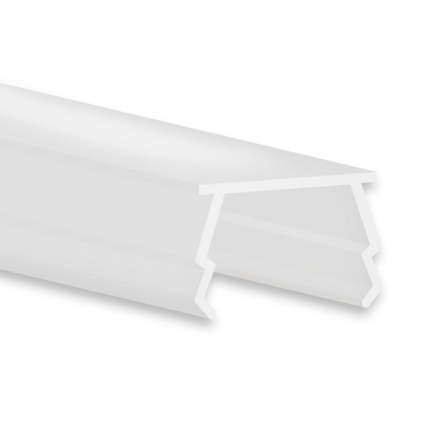 2m Cover C27 For profiles 8mm 11,1x7,2mm Plastic