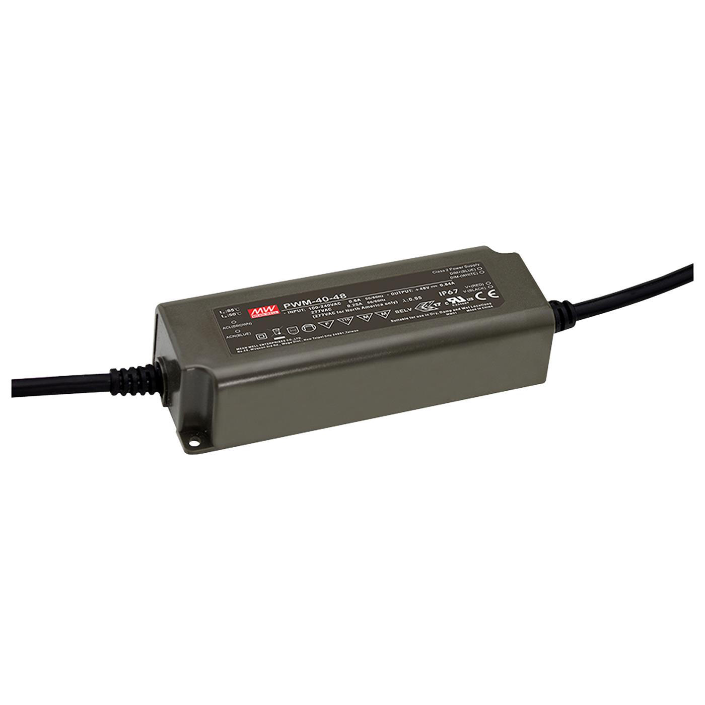 PWM-40-24 40W 24V 1,67A LED Netzteil Trafo Treiber IP65 Dimmbar 0-10V PWM