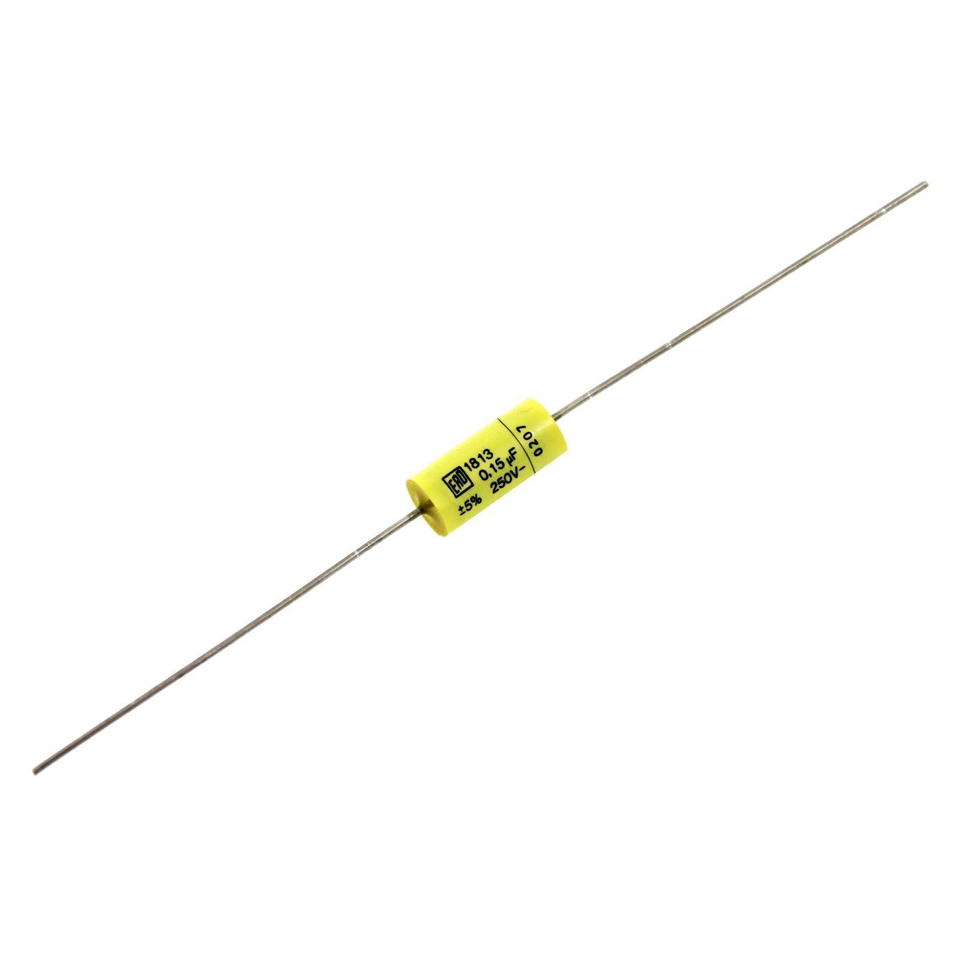 MKT Folien Kondensator Axial 0,15µF 250V DC Vishay MKT1813415254 150nF