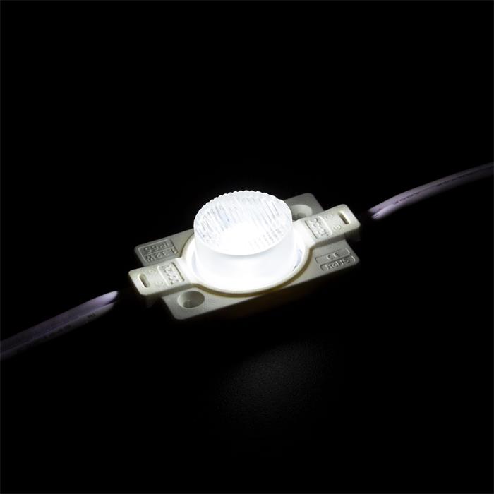 LED module chain Cold White 7000K 12V 1,5W 125mA IP65 1x LED per module 88,5x17,5mm