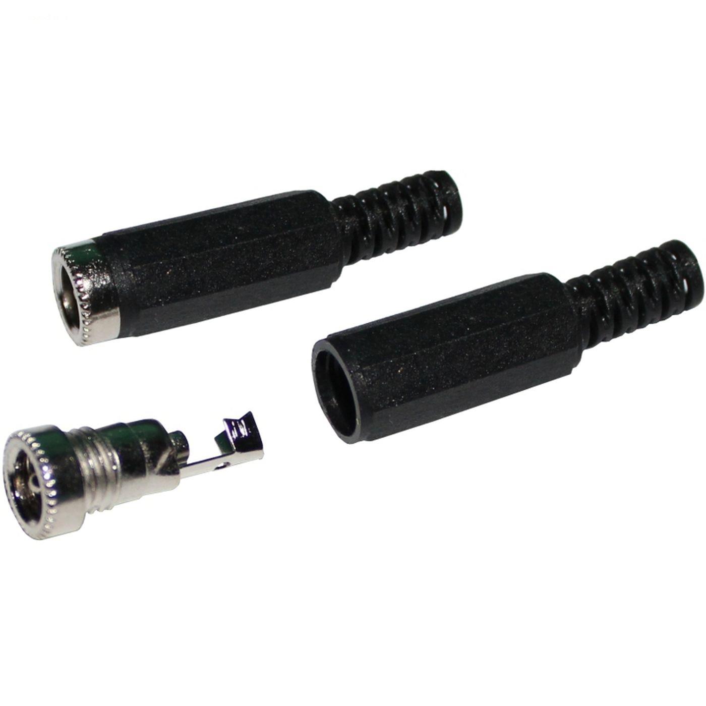 LED DC Verbinder mit Lötanschluss 5,5/2,1mm Buchse für einfarbige LED Streifen 2-Pin