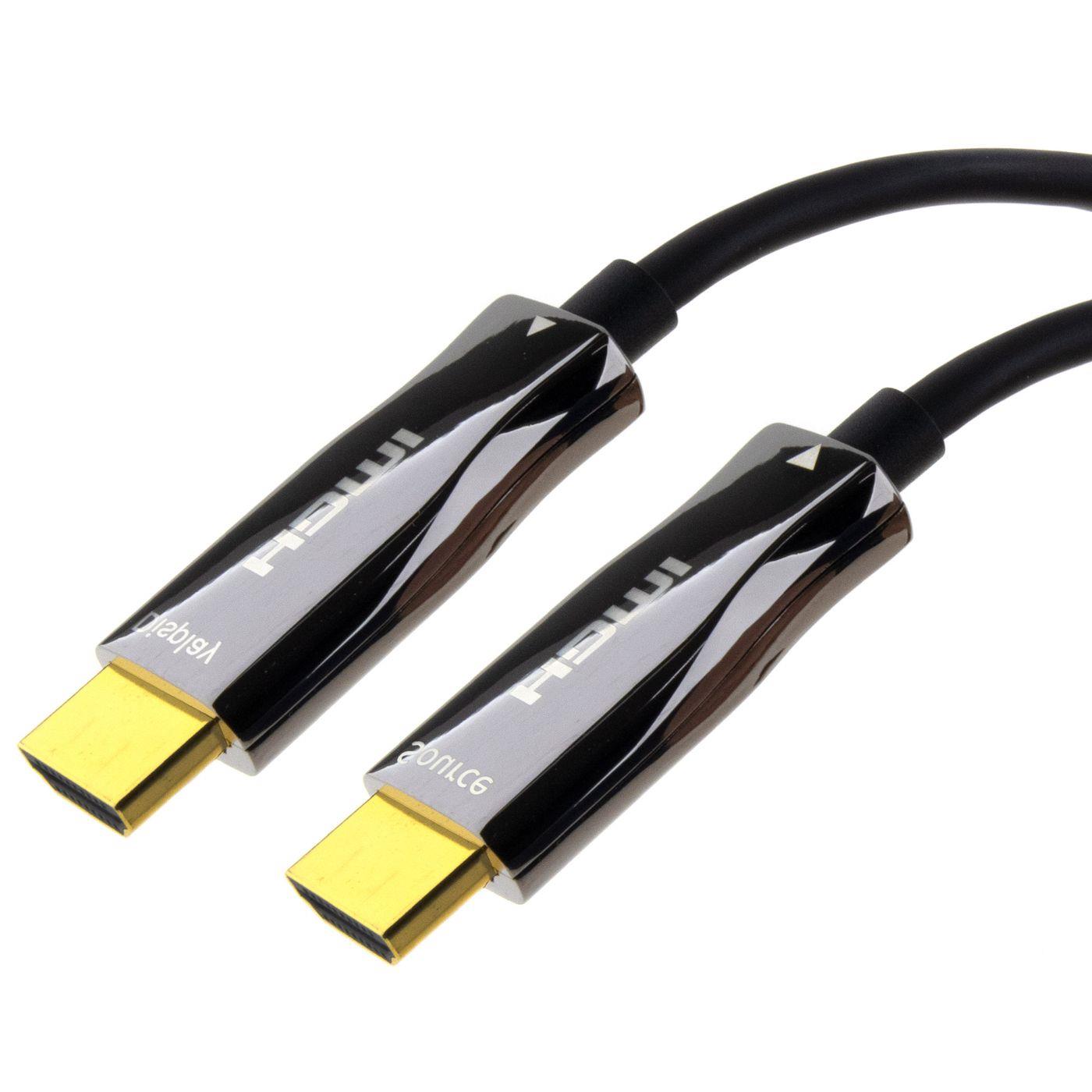 30m optical HDMI 2.0 Fibre Optics Cable 4k @ 60Hz 18GBit/s High Speed UHD