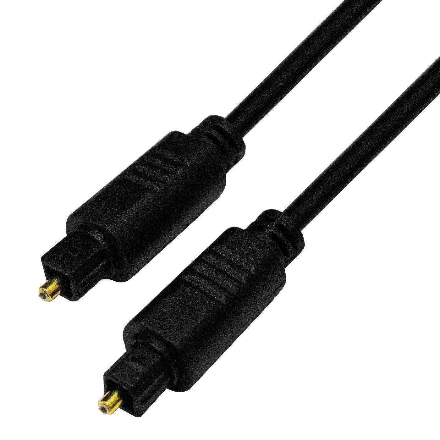 1,5m Toslink Kabel optisches Digitalkabel Audiokabel Lichtwellenleiter (LWL) Ø4mm 