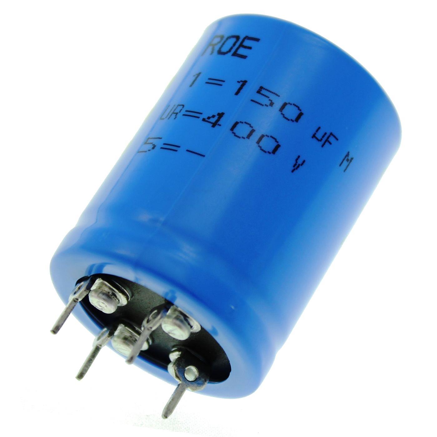 4-Pin Elko Kondensator Radial 150µF 400V 85°C EYV00BB315X02V d30x40mm 150uF
