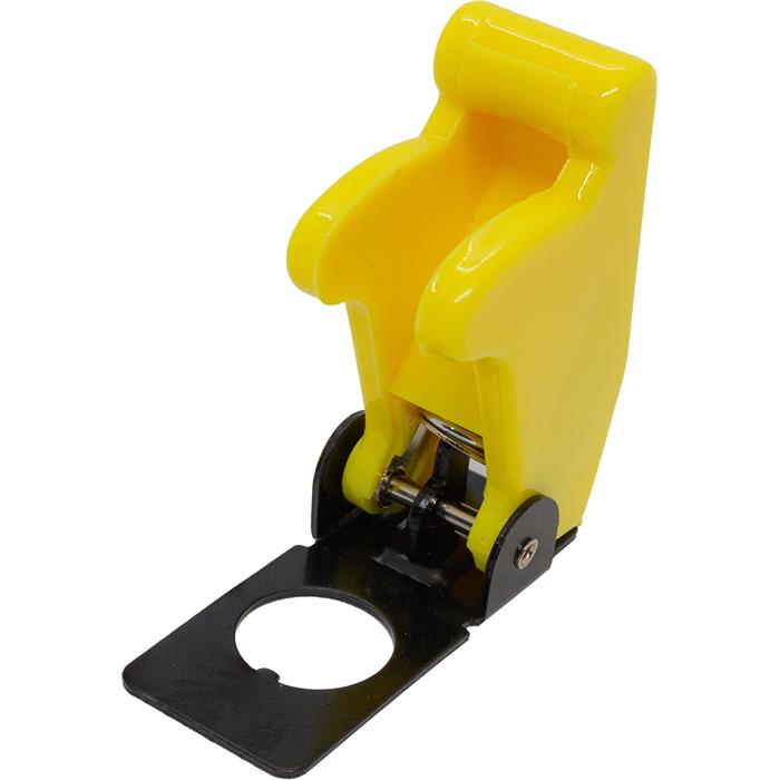 Flip-Cover Yellow for Toggle switch Ø12mm Plastics Protection Cover