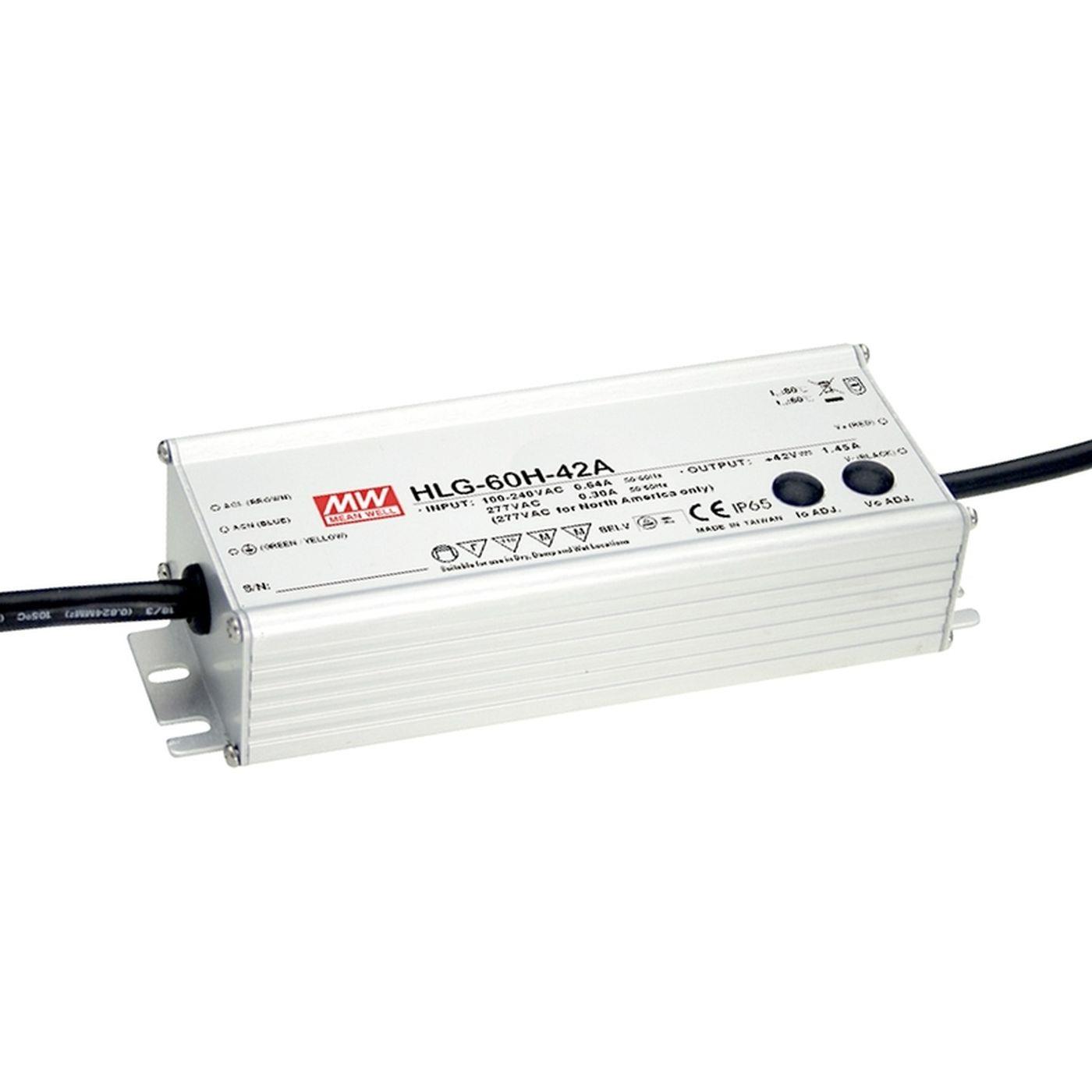 HLG-60H-36A 61W 36V 1,7A LED power supply Transformer Driver IP65