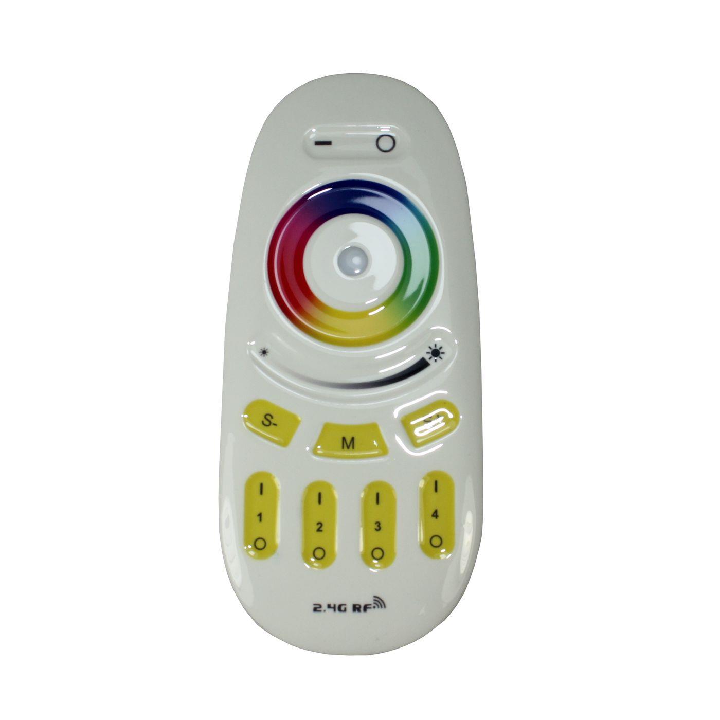 MiLight MiBoxer RGB RGBW LED 4-Zone Fernbedienung Touch Weiß für Farbwechsel Streifen 4-Pin + 5-Pin