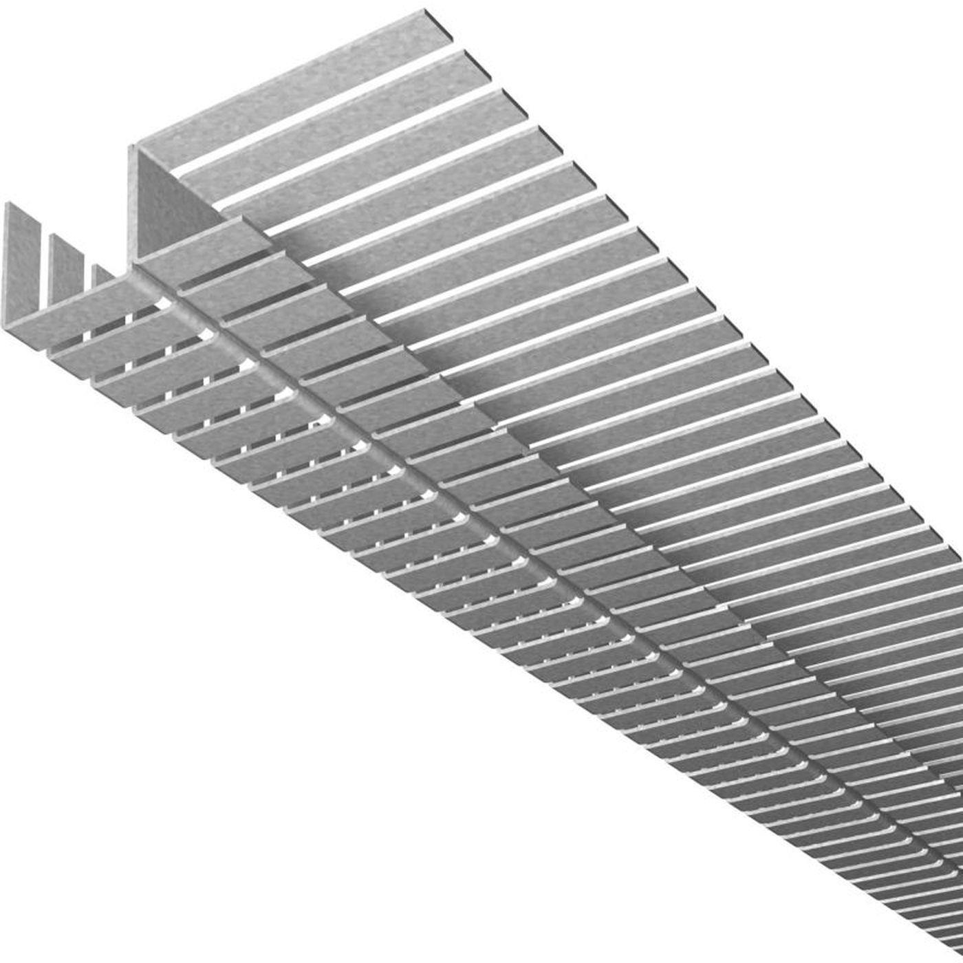 2m LED Trockenbauprofil DSL flex für schwebende Flächen für Gipskartonplatten Stahl Zinkblech