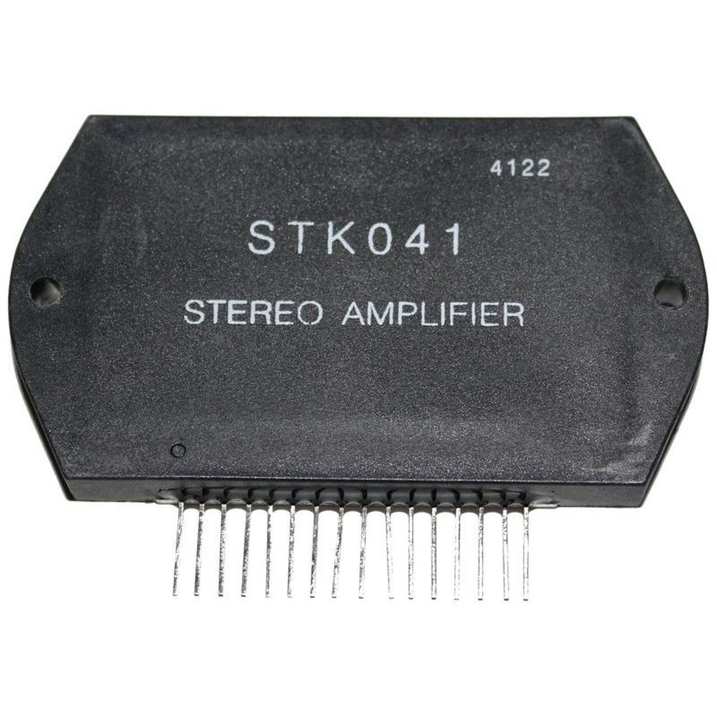 Hybrid IC STK041 80x45mm Stereo Power amplifier