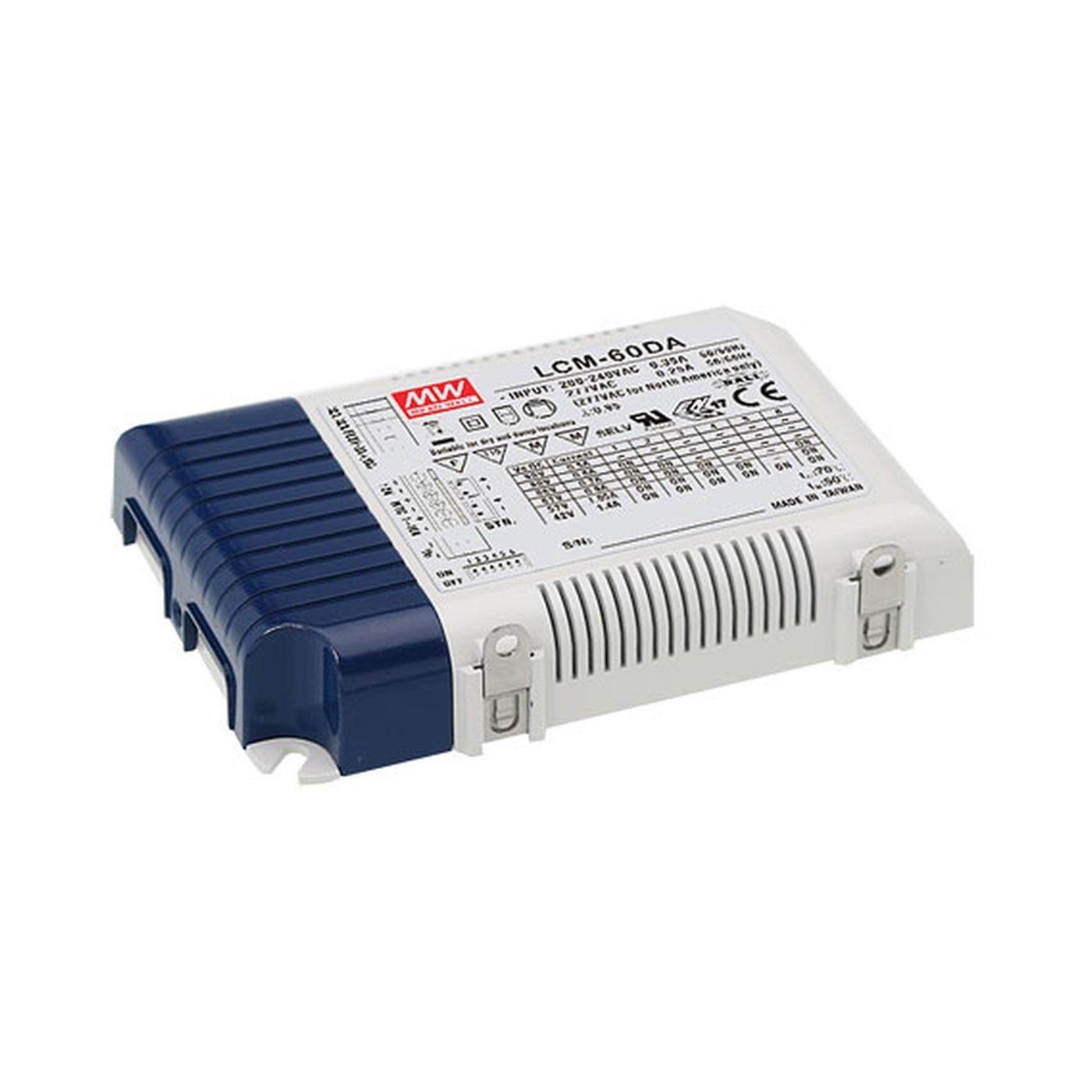 LCM-60DA 60W Dali Dimmable Constant current LED power supply Driver Transformer 500 600 700 900 1050 1400mA