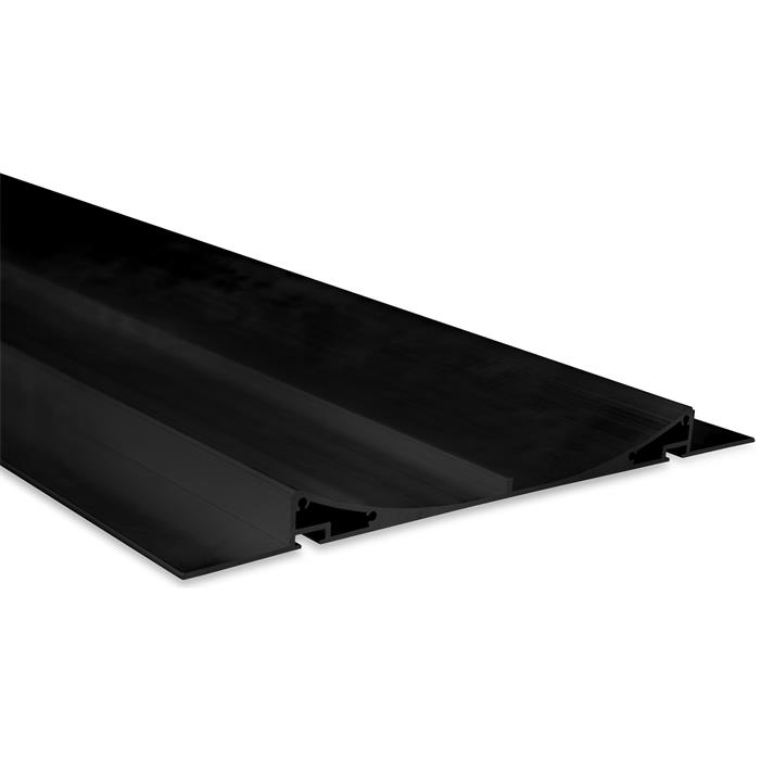 2m LED profile TBP11 Black 196,5x14,8mm Aluminium Drywall profile for 11mm LED strips