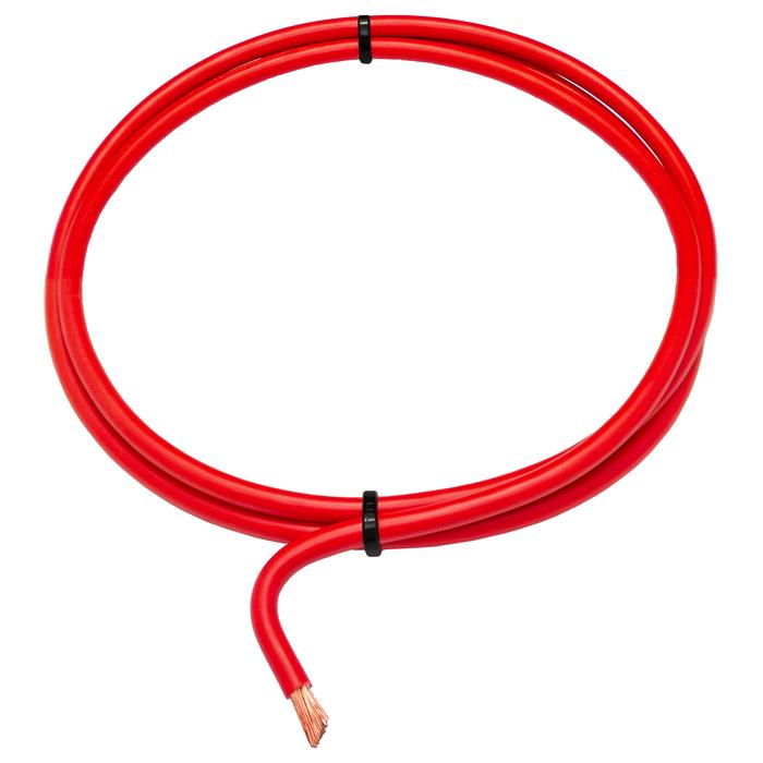 1m FLY Vehicle cable Red 6mm² round Cable Stranded wire CAR Power cable