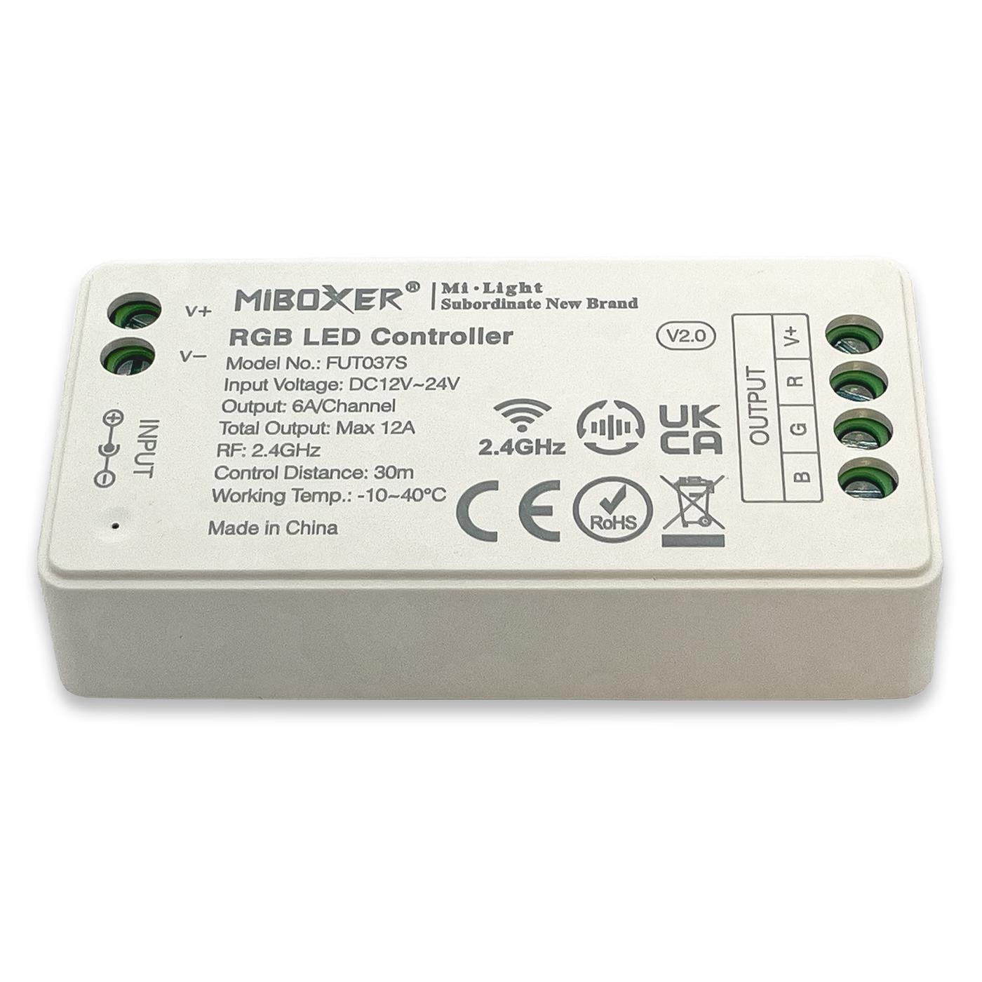 MiLight MiBoxer RGB LED 4-Zone Receiver WiFi + RF 2,4GHz Controller
