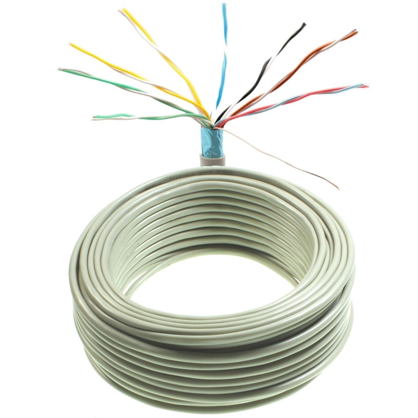 25m Telephone cable 8x2x0,6mm JYSTY 16 Wires ISDN Telecommunication cable Installation Cable J-Y(ST)Y