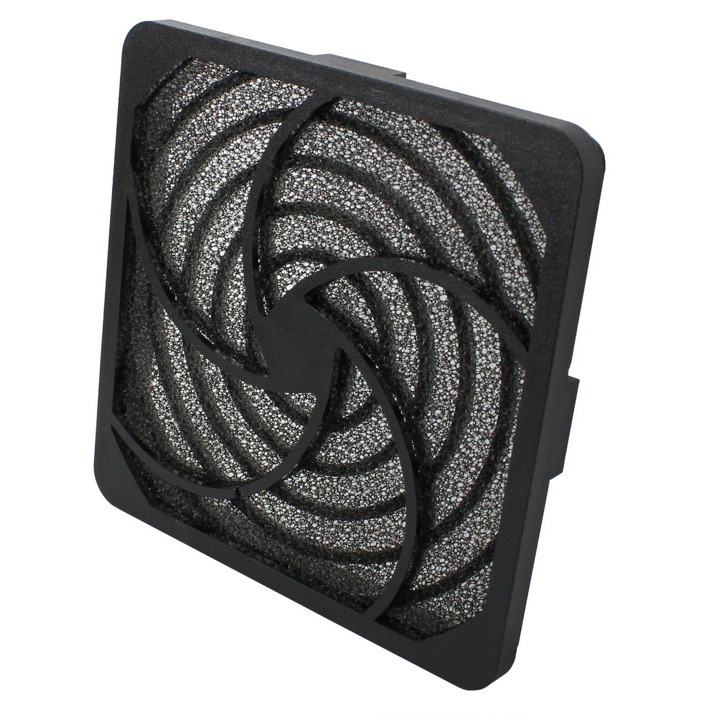 Fan grille + Dust filter 92x92mm 30ppi 3-part spin-on filter