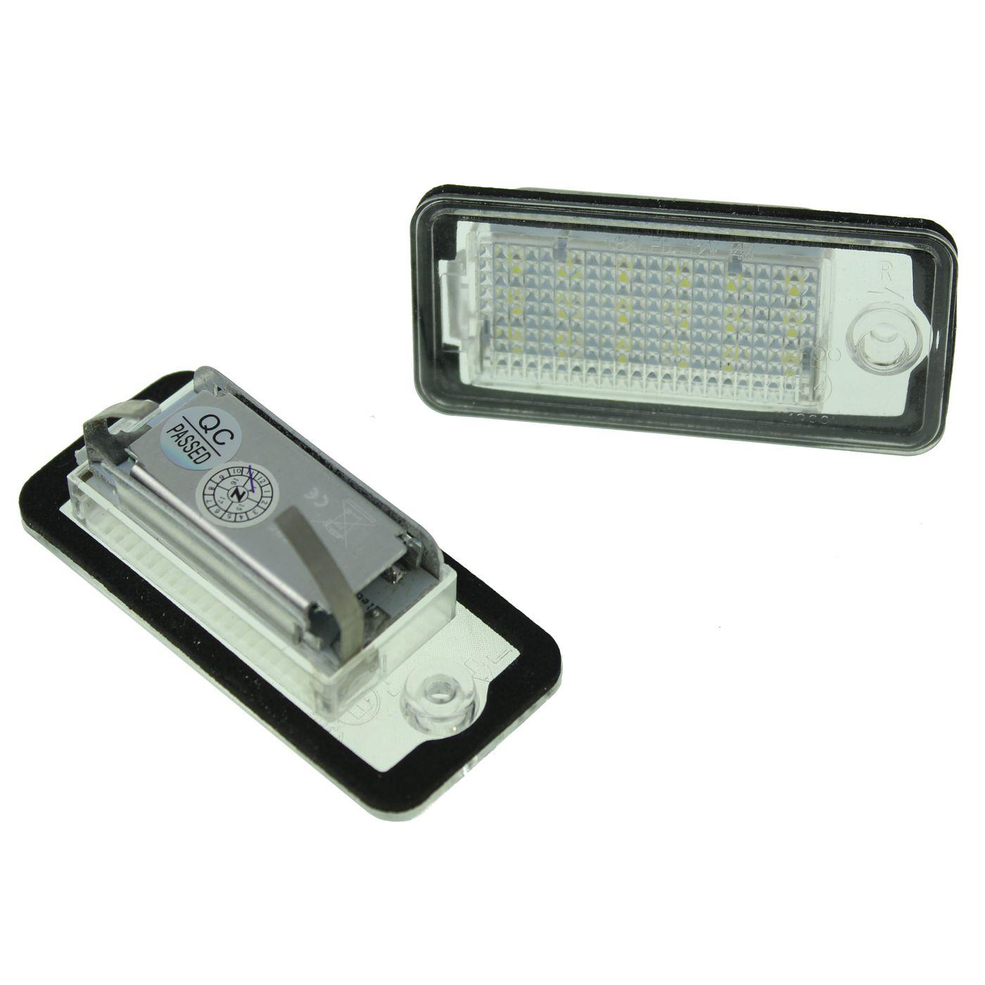 Number plate illumination LED suitable for Audi A3 8P, A4 B6+B7 A5 Cabrio, A6 4F, Q7