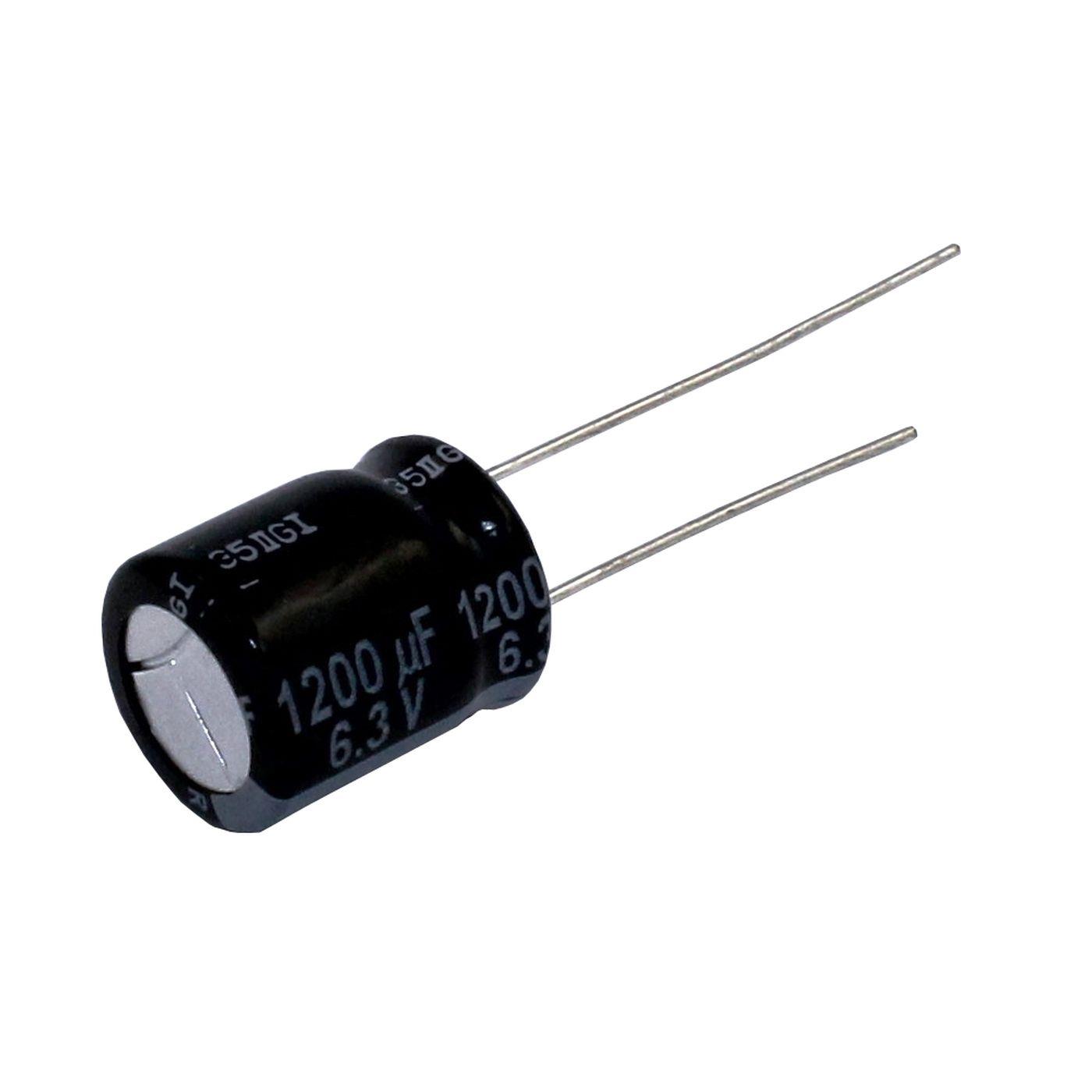 Electrolytic capacitor Radial 1200µF 6,3V 105°C EEUFR0J122X d10x13mm 1200uF