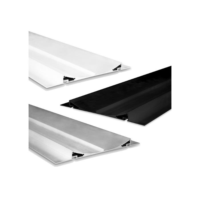 2m LED profile TBP11 Silver 196,5x14,8mm Aluminium Drywall profile for 11mm LED strips