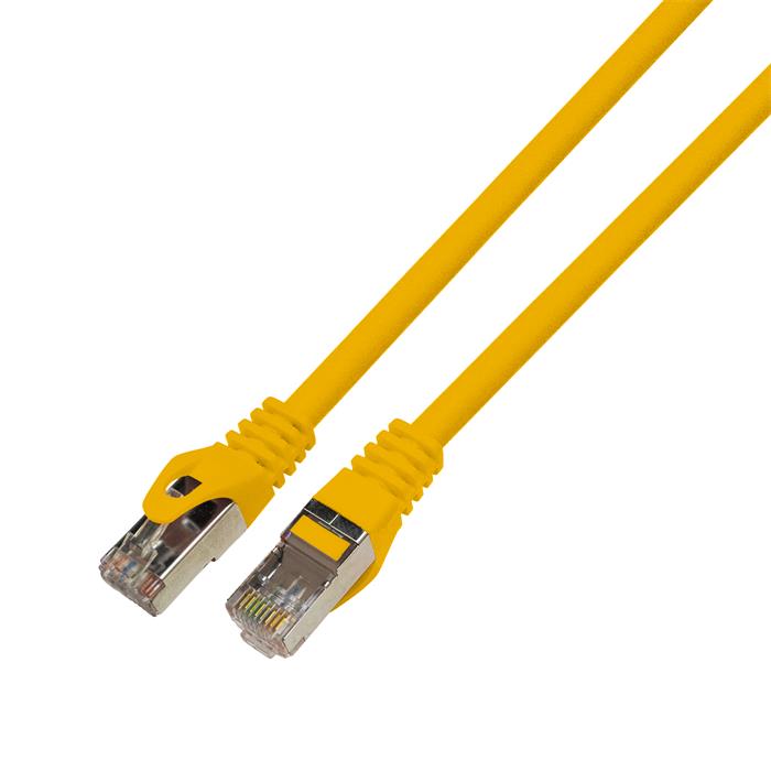 1m RJ-45 Network cable Patch cable CAT7 Yellow S/UTP Ethernet DSL LAN CAT.7