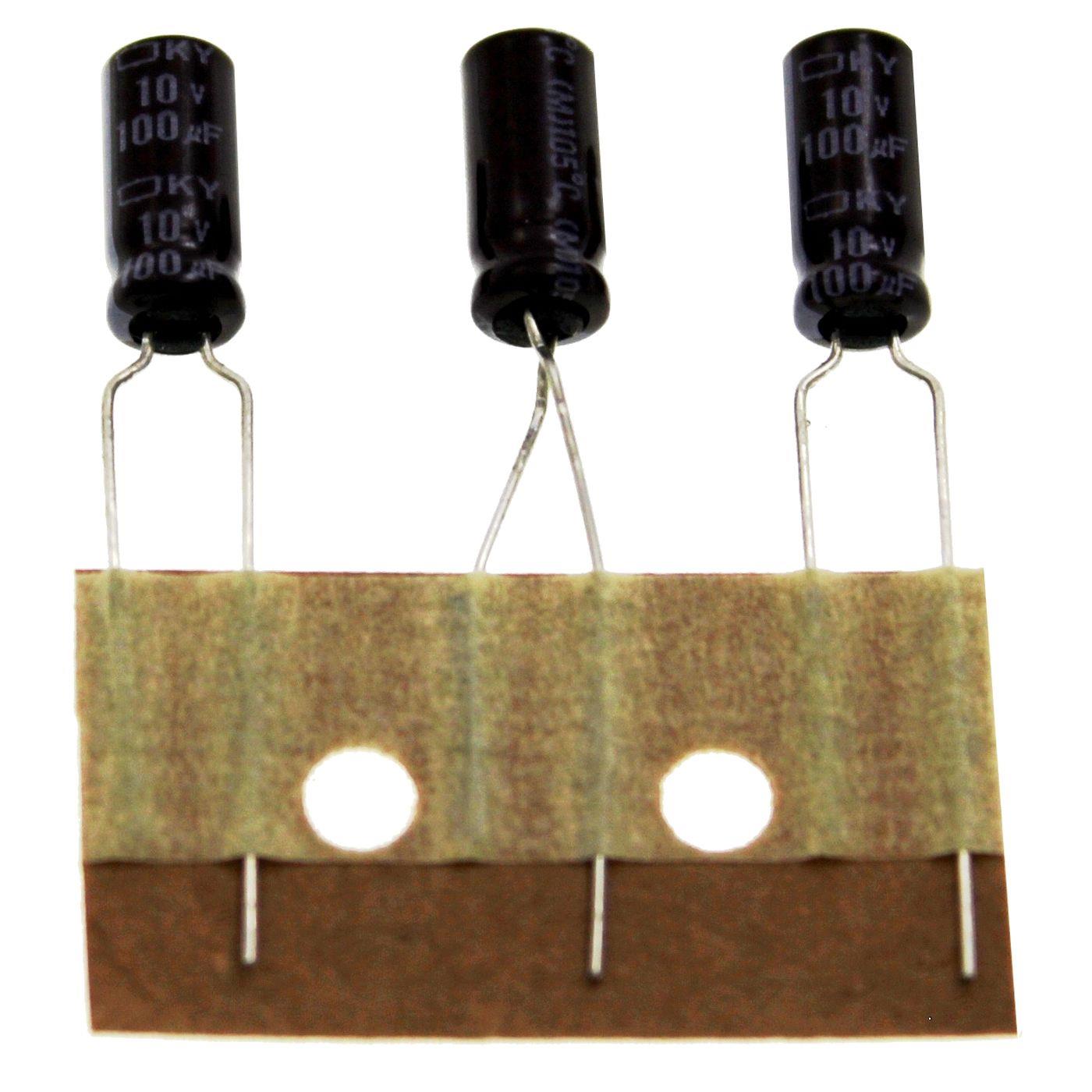Electrolytic capacitor Radial 100µF 10V 105°C EKY-100ETC101ME11D d5x11mm 100uF