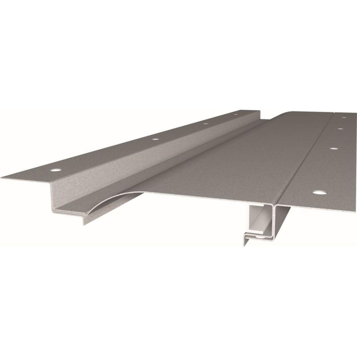2m LED Plaster profile R10-F with reflector viewing leg Steel Zinc sheet