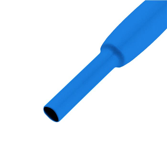 6m Heat shrink tubing Box 2:1 12,7 -> 6,4mm Blue Flexible
