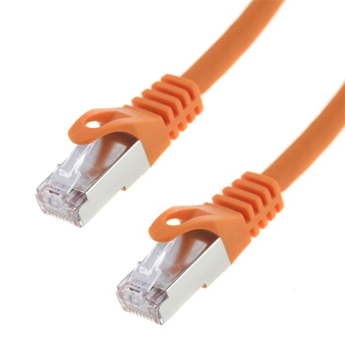 20m RJ-45 Network cable Patch cable CAT7 Orange S/UTP Ethernet DSL LAN CAT.7