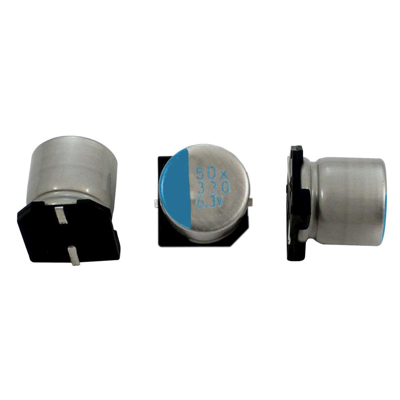 SMD Elko Kondensator 330µF 6,3V 105°C PVX-6V331MF60ETQ-R2 d6,3x5,7mm 330uF