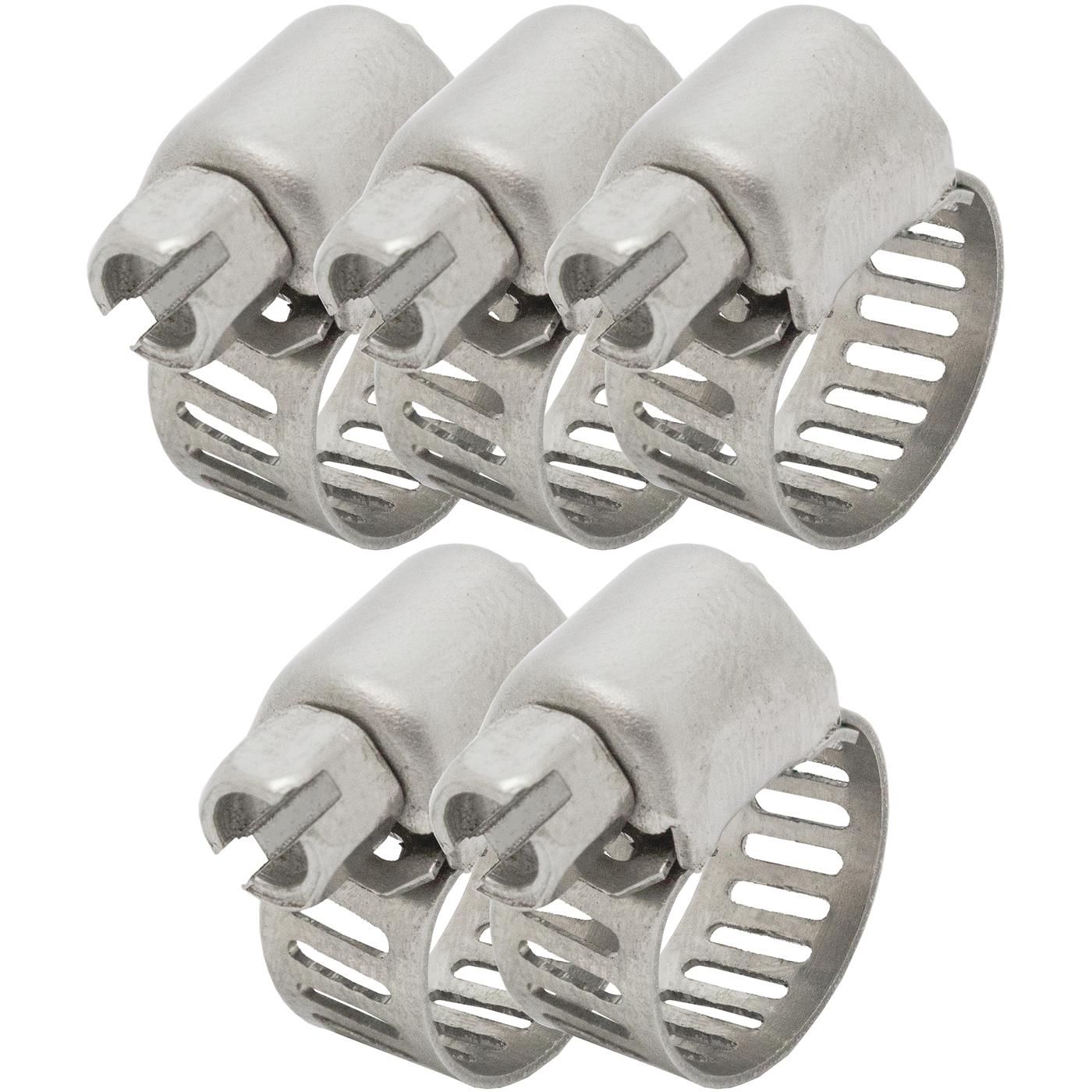 5x Schlauchschelle Edelstahl V4A 304 8-12mm Rohrschelle Halterungsschelle