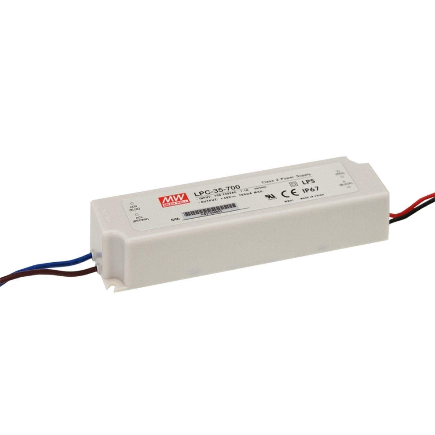 LPC-35-1400 34W 1400mA 6...24VDC Constant current LED power supply Driver Transformer IP67