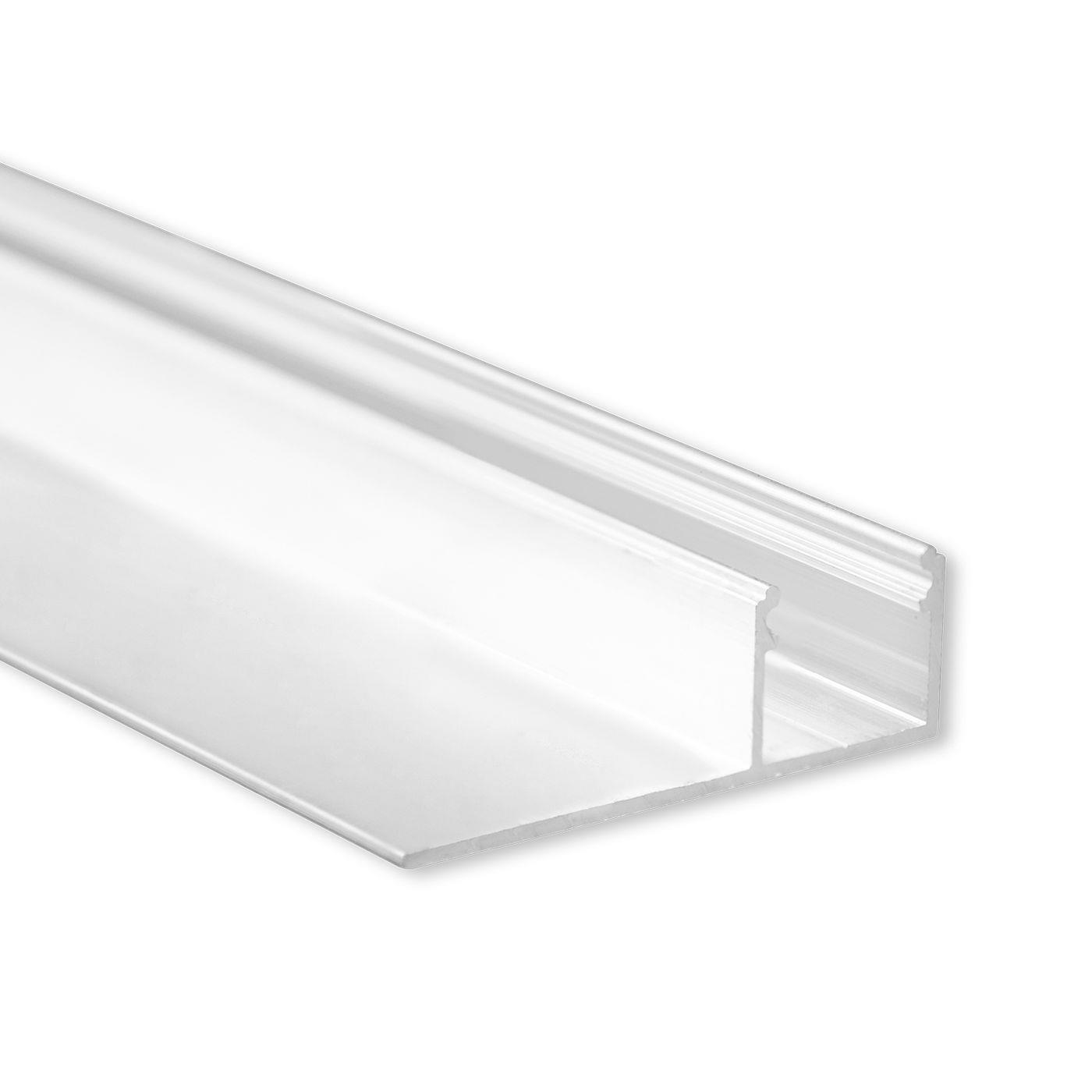 2m LED profile TBP4 Silver 47x14,5mm Aluminium Drywall profile for 14mm LED strips
