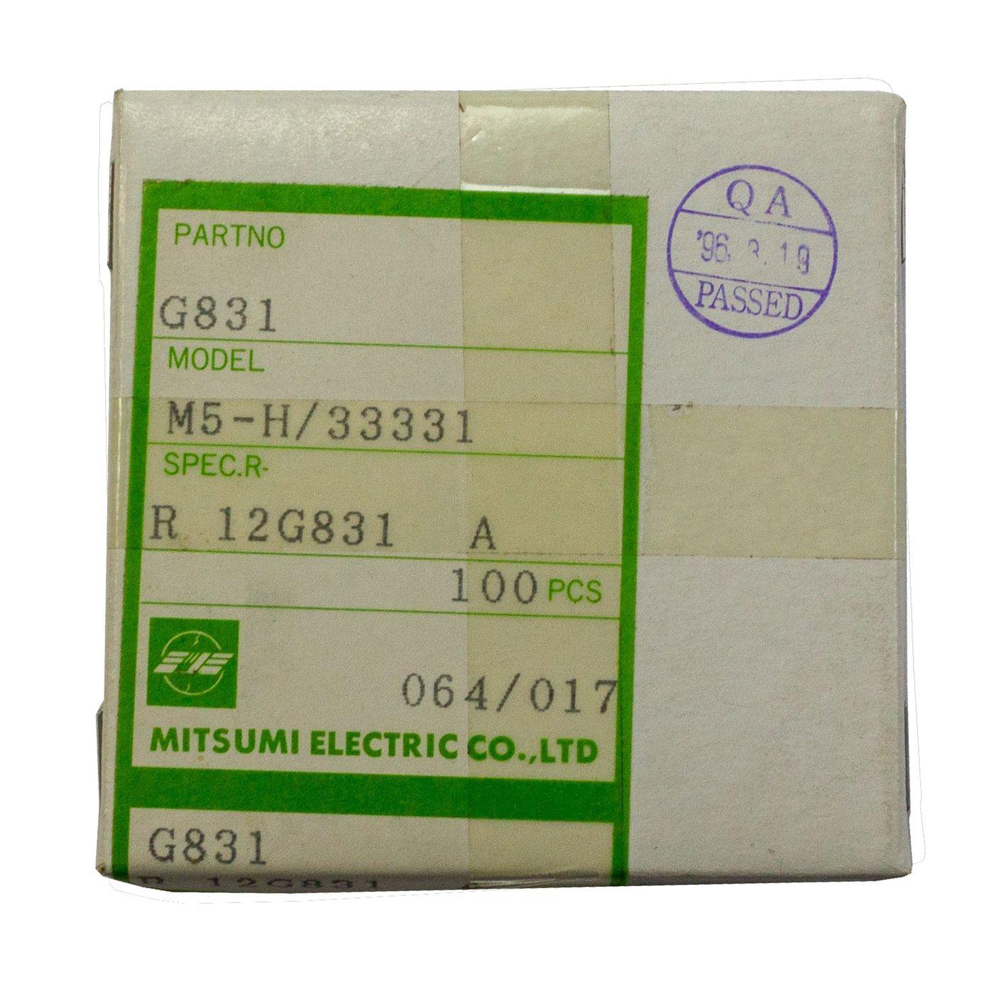 Adjustable Coil Radial 0,03…130µH 3…200MHz Mitsumi R-12 G831A