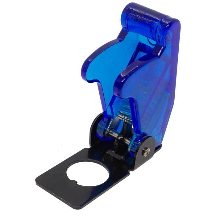 Flip-Cover Transparent Blau für Kippschalter Ø12mm Kunststoff Schutz Abdeckung