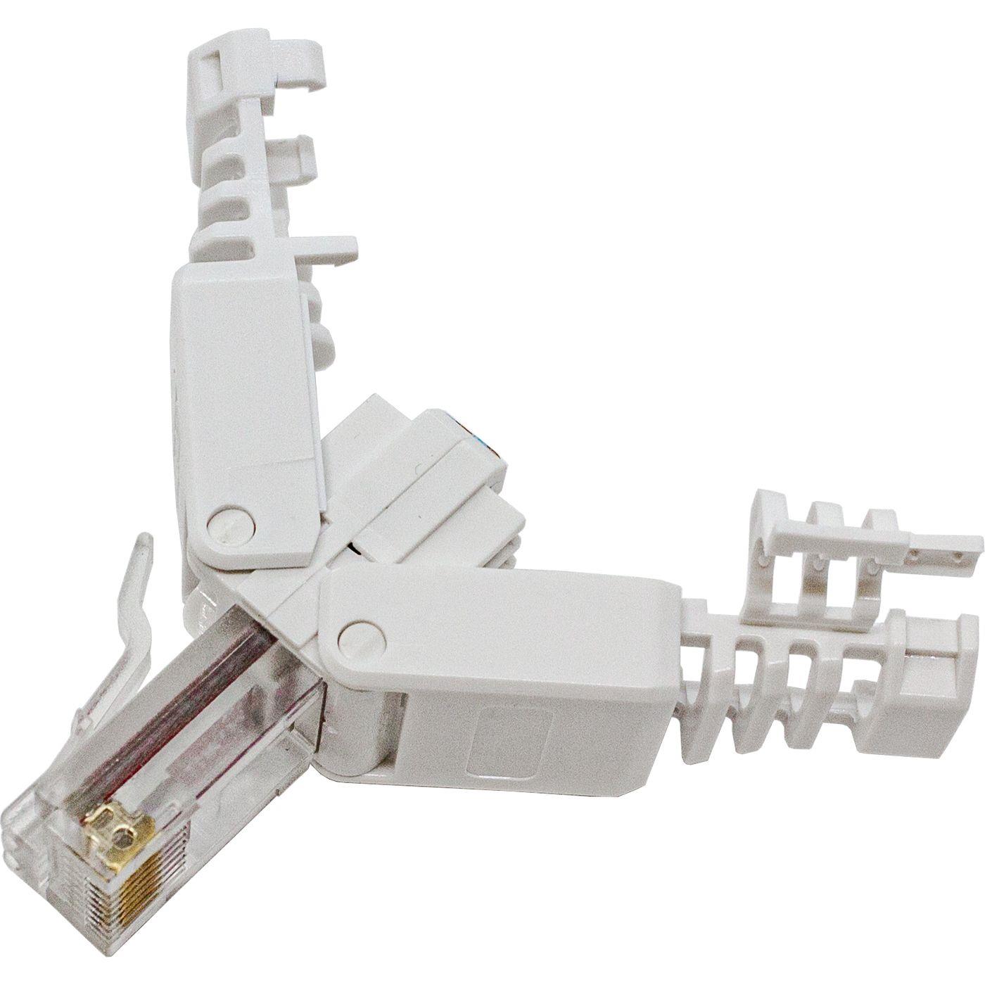 Network connector toolless RJ45 Plug CAT5 CAT6 LAN gold plated contacts Cat 6 Without tool Patch Cable