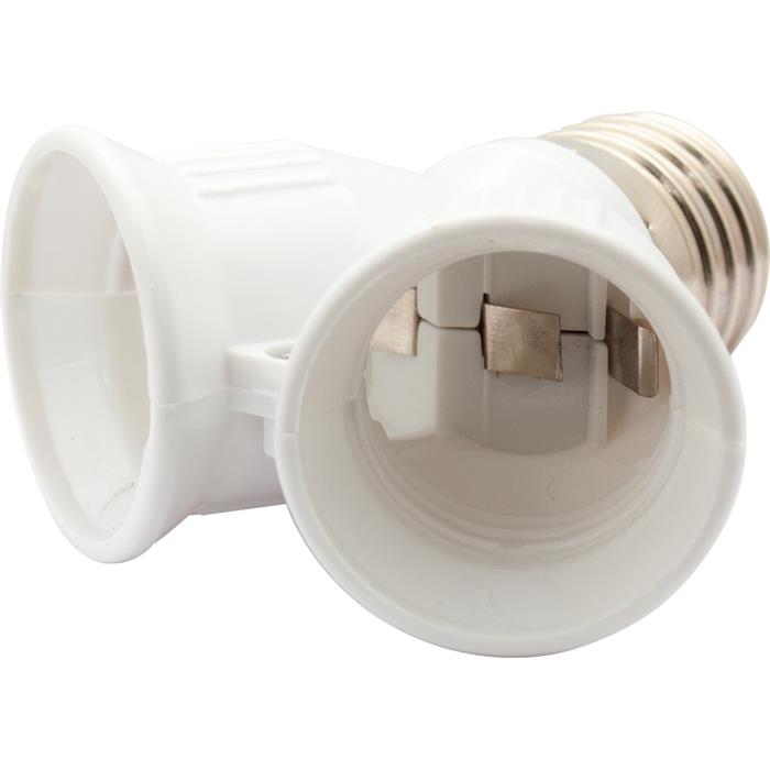 5x E27 -> 2x E27 LED Lamp socket Adapter Socket Converter Lamp