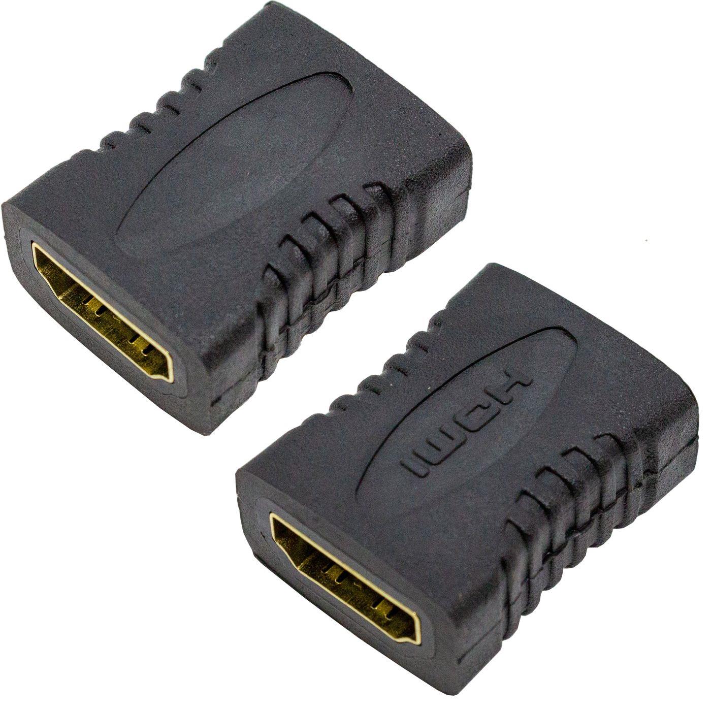 HDMI Adapter Buchse zu Buchse FULL HD Kupplung vergoldete Kontakte