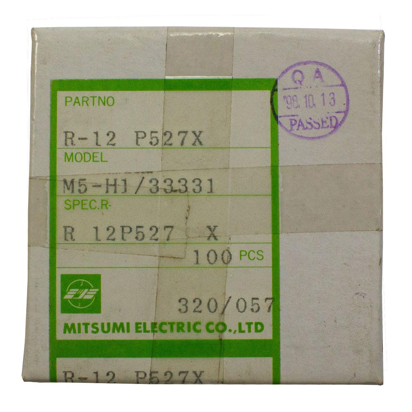 Adjustable Coil Radial 0,03…130µH 3…200MHz Mitsumi R-12 P527