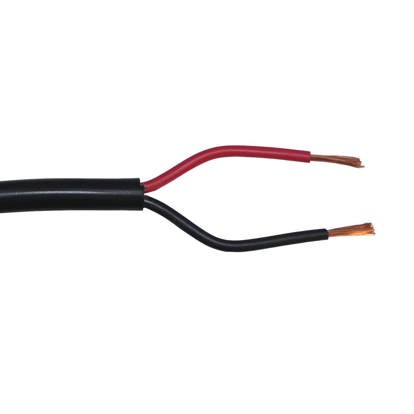 Fahrzeugleitung Anhängerkabel Rund oder Flach Kabel rot/schwarz 2X