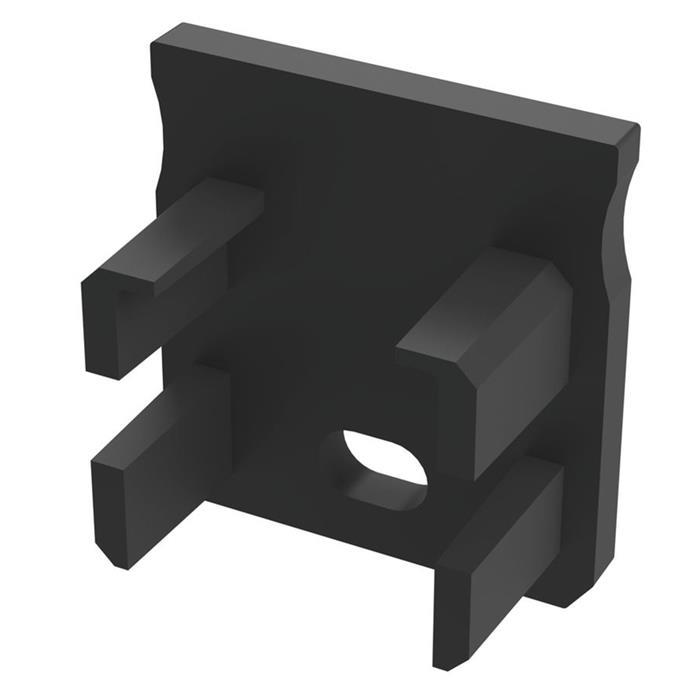 End cap for Lumonic Type Y LED profiles Holder Plastic Black