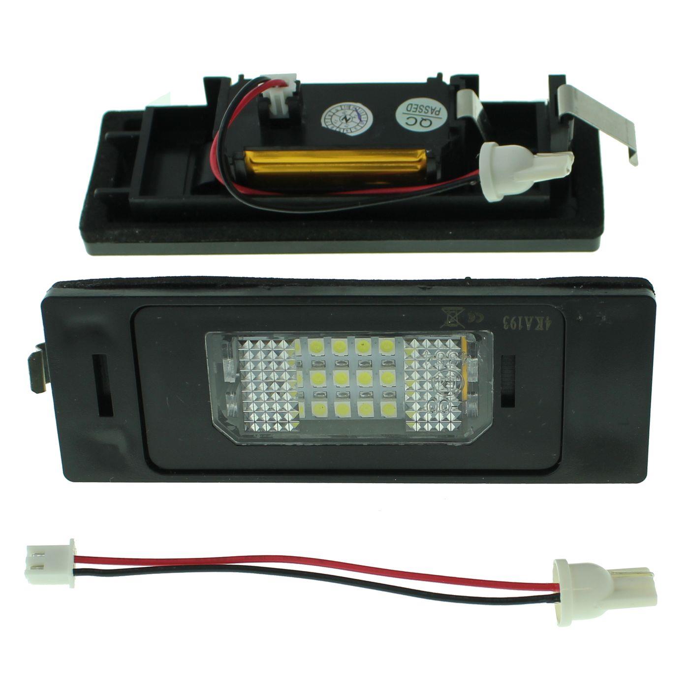 Kennzeichenbeleuchtung LED passend für BMW 1 E81, 6 E63, Z4 E85 Mini Clubman