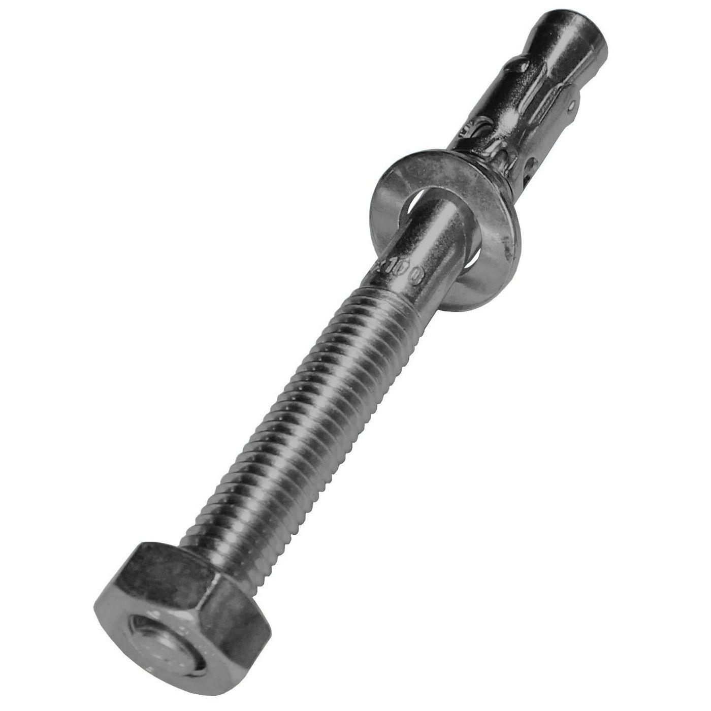 M10 x 100mm Heavy duty anchor Stainless steel A4 Metal dowels Wedge anchor Lightning dowel