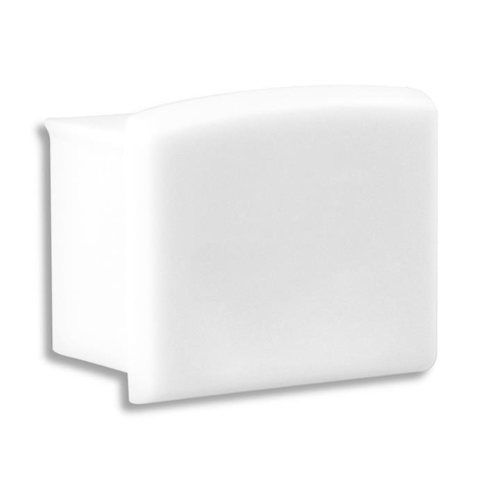Endkappe E10 Kunststoff für Profil PL5 Weiß